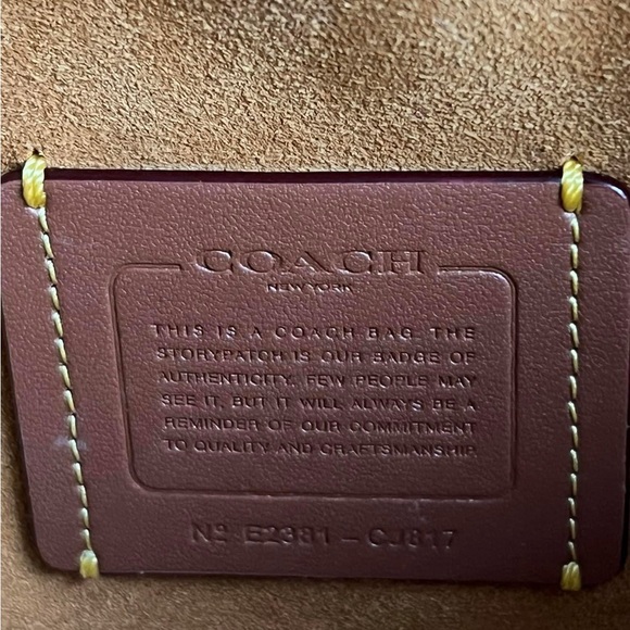 💰SOLD - CJ817 - Coach Soft Tabby Shoulder Bag with Braid - Picture 9 of 13